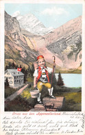 Gruss Aus Dem Appenzellerland - Appenzeller Trachten - Costumes Appenzellois - Cachet Herisau 1904 - Herisau