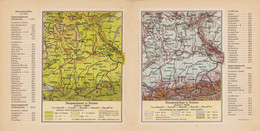 Sammelalbum 12 Bilder, Bayern, Ein Heimatatlas Des Münchner Merkur, Landkarten - Albums & Catalogues