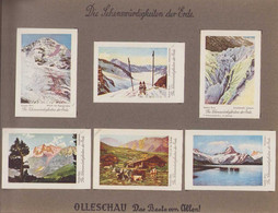 Sammelalbum 188 Bilder, Die Sehenswürdigkeiten Der Erde, Serie Schweiz, Olleschau, Das Beste Von Allen !, Gletscher - Albums & Catalogues
