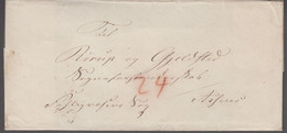 1841. DANMARK. Fattigvæsens Sag From KJÖBENHAVNS FATTIGVÆSEN (seal Reverse) To Rörup ... () - JF421538 - ...-1851 Voorfilatelie