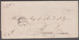 1861. DANMARK. Very Nice Cover Cancelled KJØBENHAVN 20 8 Adressed To Odense And Later... () - JF421541 - ...-1851 Préphilatélie