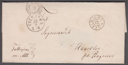 1870. DANMARK. Very Nice Cover Cancelled Star Cancel SKALBJERG + Duplex 9 FYEN. J.B.P... () - JF421542 - ...-1851 Préphilatélie