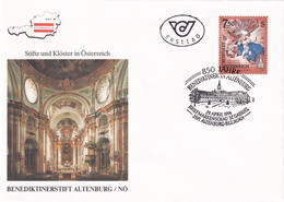 A9391 - MONASTERY OF ALTENBURG AUSTRIA, OESTERREICH WIEN ERSTTAG, 1994 REPUBLIK OESTERREICH STAMP ON COVER - Covers & Documents