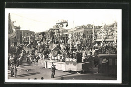 AK Nice, Carnaval 1935, Les Loteries, Faschingsumzug - Carnaval