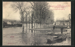 AK Sens, Inondation Des 1910, Le Clos-le-Roi Submergé, Hochwasser - Inondations