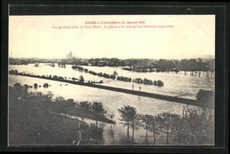 AK Sens, Inondations De Janvier 1910, Vue Générale Prise De Saint-Bond, Hochwasser - Inondations