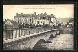 AK Sens, Inondations De Janvier 1910, Pont-au-Diable, Hochwasser - Inondations