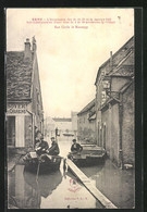 AK Sens, Inondations De Janvier 1910, Rue Cécile De Marsangy, Hochwasser - Inondations