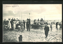 AK Ostseebad Dahme, Leute Am Strand - Dahme