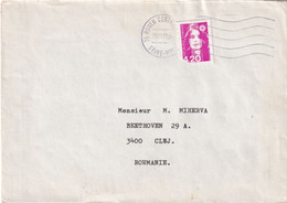A9413- LETTER FROM SIENE MARITIME 1993 REPUBLIK FRANCAISE USED STAMPS ON COVER SENT TO CLUJ NAPOCA ROMANIA - Lettres & Documents