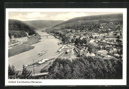 AK Karlshafen / Oberweser, Teilansicht Mit Brücke Und Dampfern - Bad Karlshafen