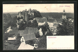 AK Hohnstein I. Sa., Panorama Mit Schloss - Hohnstein (Saechs. Schweiz)