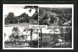 AK Fallingbostel, Sieben Steinhäuser, Hof In Oerbke, Blick Vom Kirchturm, Böhmetal - Fallingbostel