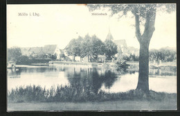 AK Mölln I. Lbg., Mühlenbach Mit Ortsansicht - Moelln