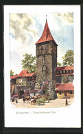 Künstler-AK Heinrich Kley: Nürnberg, Tiergärtner-Tor - Kley