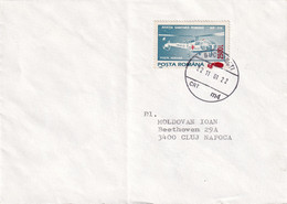 A9428-  LETTER FROM BUCHAREST 2001 ROMANIA USED STAMPS ON COVER ROMANIAN POSTAGE SENT TO CLUJ NAPOCA - Briefe U. Dokumente