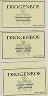 DROGENBOS – Collection De 3 Pochettes Neuves Présentant Des REIMPRESSIONS De  CP Anciennes - Drogenbos