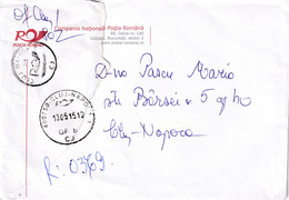 A9438-  LETTER FROM CLUJ NAPOCA ROMANIA 2015, ROMANIAN POST NATIONAL COMPANY - Covers & Documents