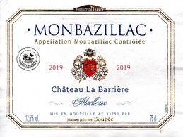 2019 Monbazillac (chateau La Barrière) - Monbazillac