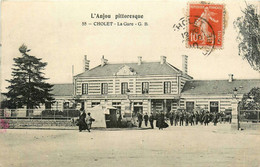 Cholet * Vue Sur La Gare * Ligne Chemin De Fer De Maine Et Loire - Cholet