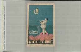 Fragrance PARFUM NICE FLORE PUBLICITE DIVINE CHANSON Pierrot Et Lune  (2021-JUIN-Divers 515) - Anciennes (jusque 1960)