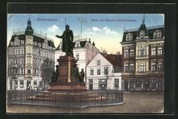 AK Bremerhaven, Markt Mit Bürgerm. Smidt-Denkmal - Bremerhaven