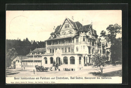 AK Bad Sachsa, Hotel Schützenhaus Mit Parkaus Und Lindenhaus - Bad Sachsa