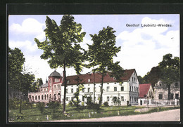 AK Werdau, Gasthaus Leubnitz - Werdau