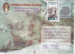 A9517- ANTARCTIC EXPEDITION " BELGICA " 1897-1899,ROMANIA COVER STATIONERY USED STAMP - Antarctic Expeditions