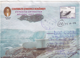 A9525- ANTARCTIC EXPEDITION " BELGICA " 1897-1899 EMIL RACOVITA, BECLEAN 2000 ROMANIA COVER STATIONERY - Antarctic Expeditions