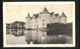 AK Glücksburg, Wasserschloss Mit Schwänen - Gluecksburg