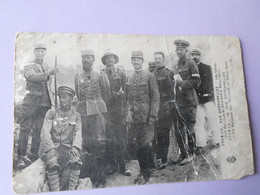 Guerre 14  Aux Dardanelles Generaux Bailloud Et Gouraud Sedhul Bahr Carte Vendue En L Etat - Weltkrieg 1914-18
