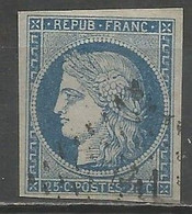 France - Cérès N° 4 - Oblitération "losange De Points" PC 441 Bordeaux - 1849-1850 Ceres