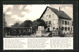 AK Rinteln A.d.Weser, Todenmann, Gasthaus Pension Reese - Rinteln