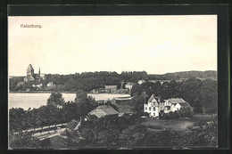 AK Ratzeburg I.L., Blick Von Den Villen Zur Kirche - Ratzeburg