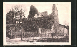 AK Bad Lippspringe, An Der Ruine - Bad Lippspringe