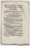 Bulletin Des Lois N°363 1811 Lycée De Limoges/Remèdes Secrets/Taxe Tarif Route Du Simplon/Esperandieu D'Aiguefonde Uzès - Décrets & Lois