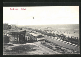 AK Norderney, Giftbude Mit Strandblick - Norderney