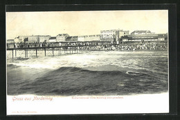 AK Norderney, Kaiserstrasse Vom Seesteg Aus Gesehen - Norderney