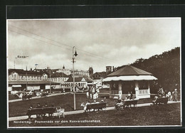 AK Norderney, Promenade Vor Dem Konversationshaus, Bazar - Norderney