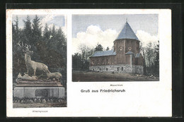 AK Friedrichsruh, Mausoleum Und Hirschgruppe - Friedrichsruh