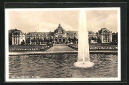 AK Bad Oeynhausen, Kurhaus Mit Springbrunnen - Bad Oeynhausen