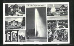 AK Bad Oeynhausen, Thermalsprudel Und Ansichten Der Kuranlage - Bad Oeynhausen