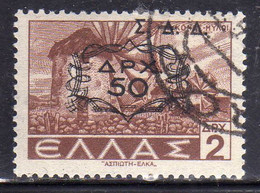 DODECANESO DODECANESE 1947 GREECE OVERPRINTED SOPRASTAMPATO GRECIA 50d SU 2d USATO USED OBLITERE' - Dodecaneso