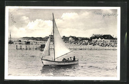 AK Dahme I. Holst., Segelboot In Strandnähe - Dahme