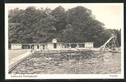 AK Fallingbostel, Freibad Mit Besuchern - Fallingbostel