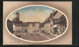 AK Neustadt / Orla, Marktplatz Mit Kirchturm - Neustadt / Orla