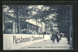 AK Laboe, Panorama Mit Restaurant Standhalle - Laboe