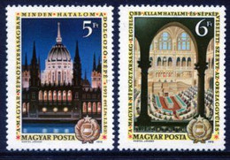 HUNGARY 1972 Constitution Anniversary MNH / **.  Michel 2790-91 - Ongebruikt