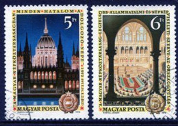 HUNGARY 1972 Constitution Anniversary Used.  Michel 2790-91 - Gebraucht